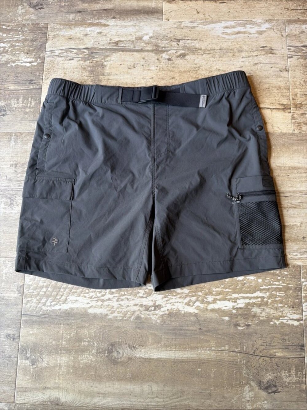 ROYAL ROBBINS Active Fit Shorts Gray Nylon Stretch Hiking Outdoor Men’s 36